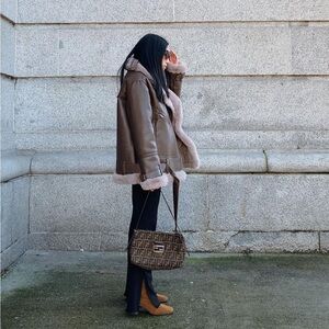 Fendi Zucca Baguette Bag